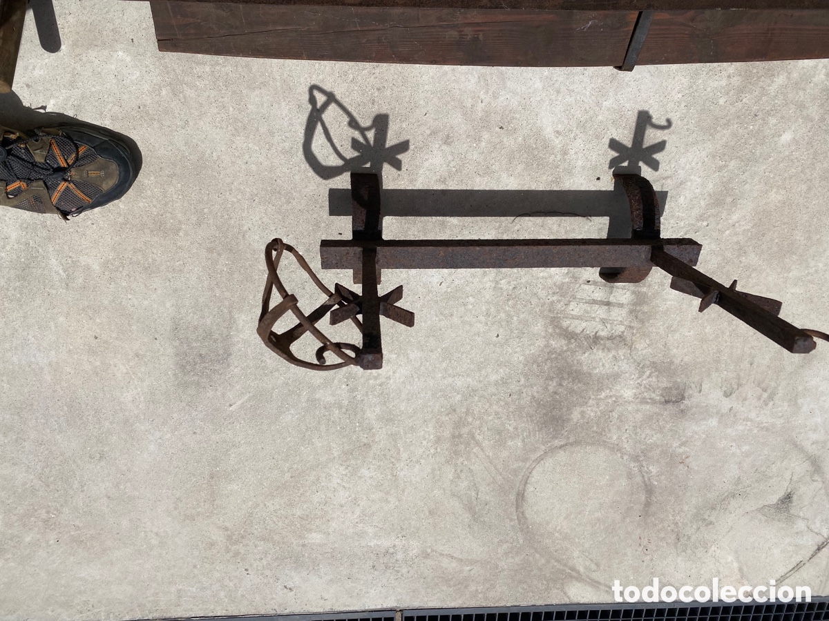 Antig&uuml;edades: Antiguo Morillo de hierro forjado - Foto 2