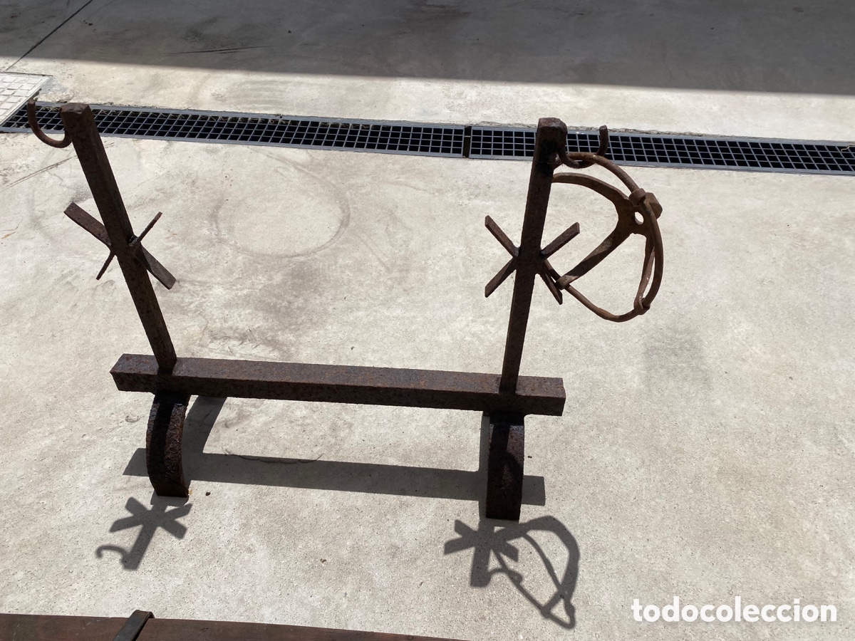 Antig&uuml;edades: Antiguo Morillo de hierro forjado - Foto 3