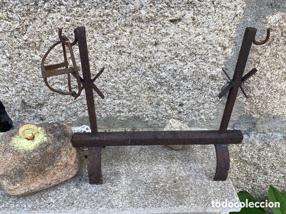 Antig&uuml;edades: Antiguo Morillo de hierro forjado - Foto 11