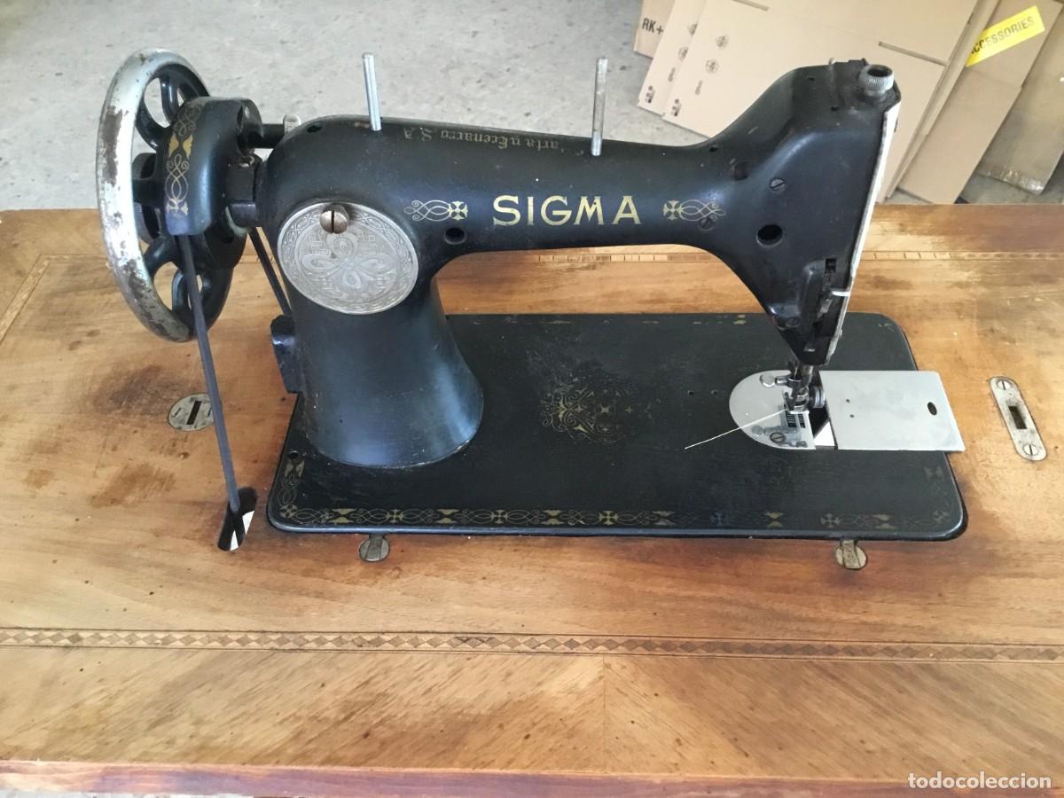 Antig&uuml;edades: Maquina de coser Sigma antigua - Foto 3