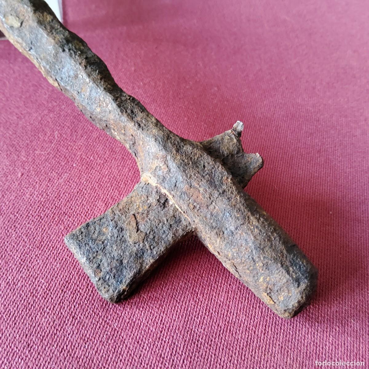 Antig&uuml;edades: ANTIGUA LLAVE MEDIEVAL DE HIERRO FORJADO - Foto 6