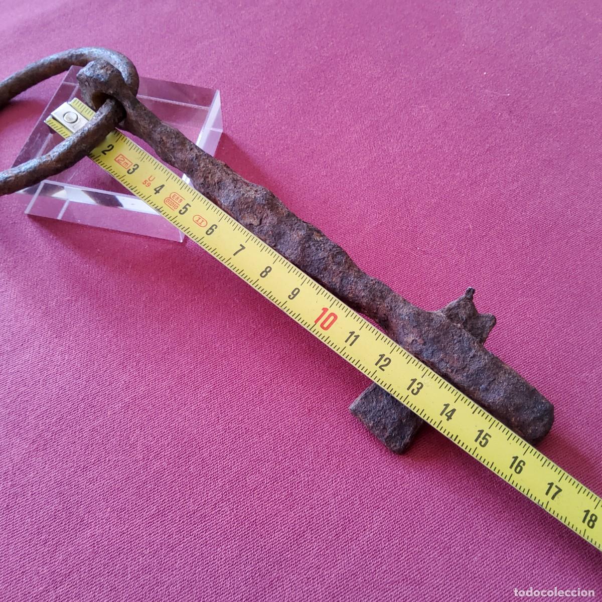 Antig&uuml;edades: ANTIGUA LLAVE MEDIEVAL DE HIERRO FORJADO - Foto 8