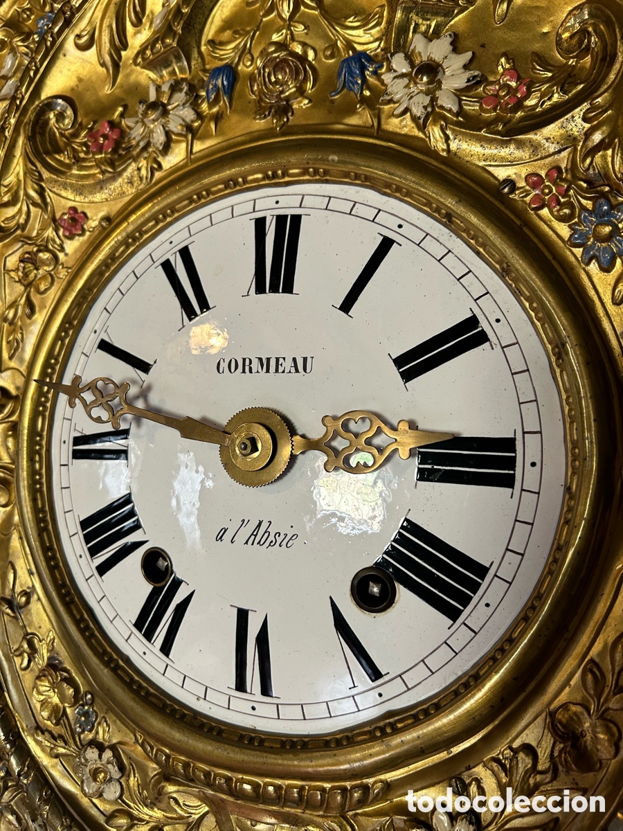 Antig&uuml;edades: Reloj morez p&eacute;ndulo real - Foto 3