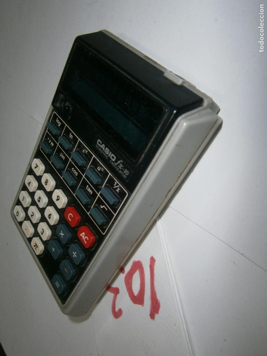 Antig&uuml;edades: ANTIGUA CASIO FX-10 SCIENTIFIC CALCULATOR - Foto 2