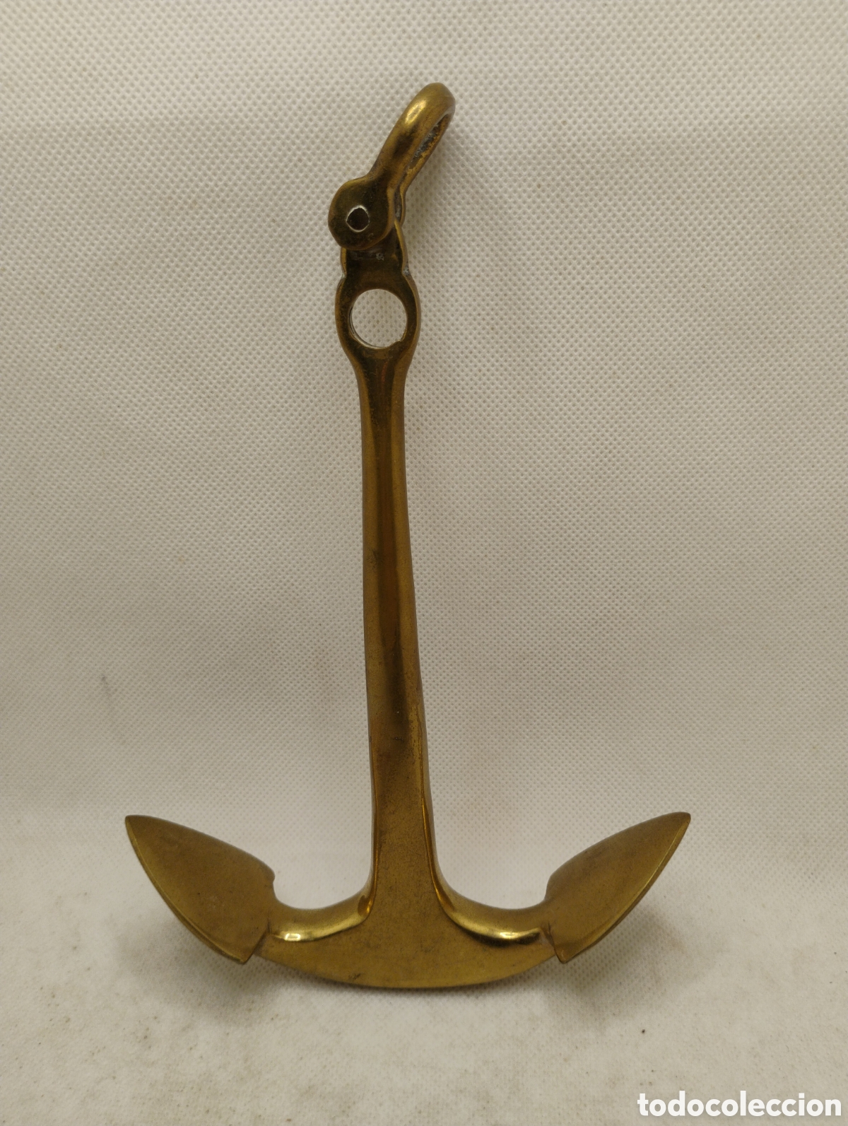 Antig&uuml;edades: Ancla decorativa en Bronce dorado - Foto 2