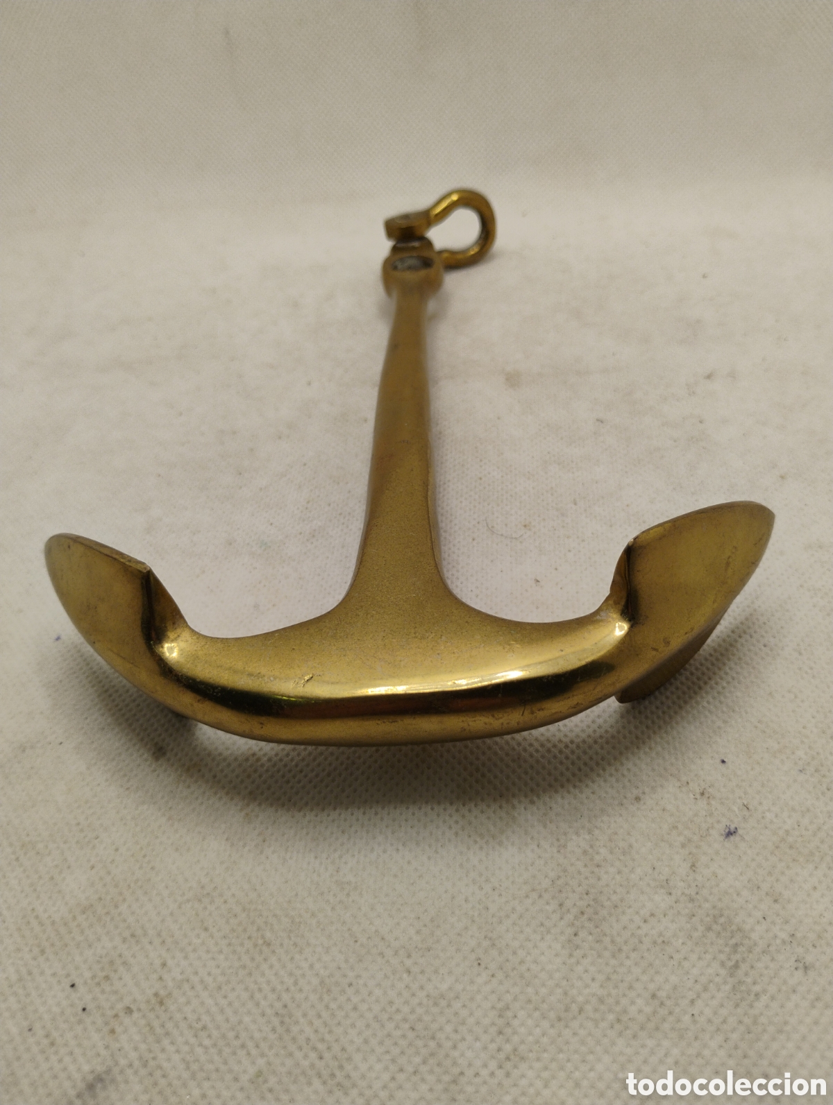 Antig&uuml;edades: Ancla decorativa en Bronce dorado - Foto 4