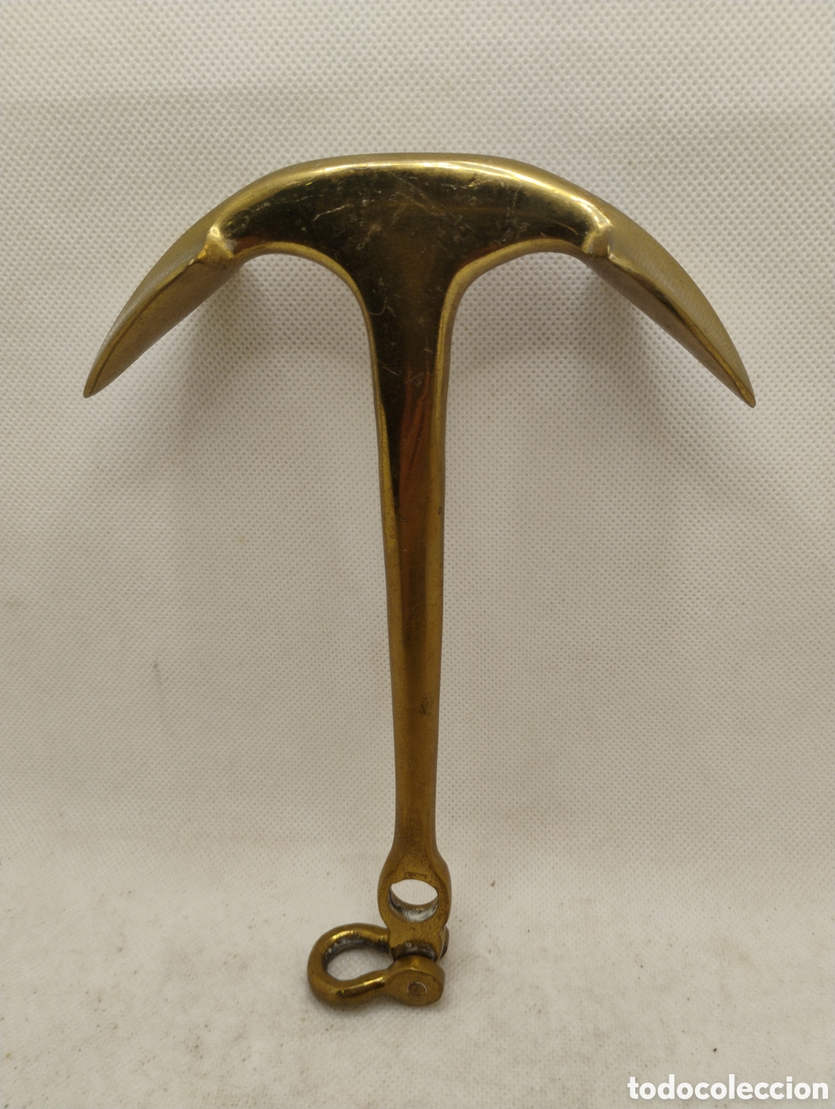 Antig&uuml;edades: Ancla decorativa en Bronce dorado - Foto 5