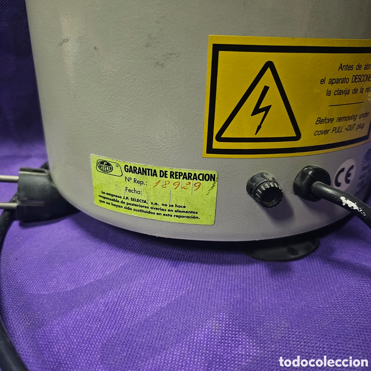 Antig&uuml;edades: CENTRIFUGADORA DE LABORATORIO SELECTA CENCOM FUNCIONANDO - Foto 7