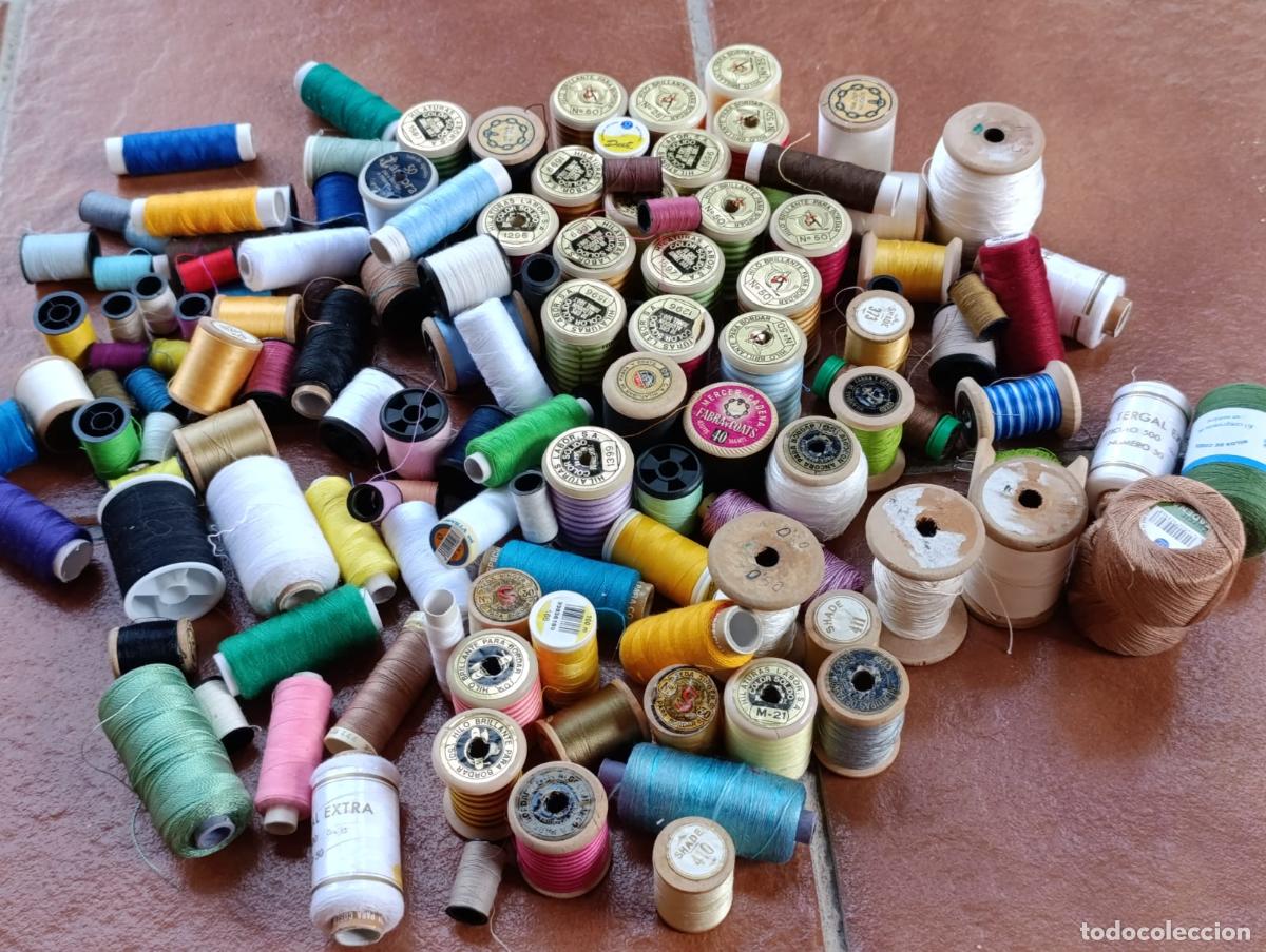 Antig&uuml;edades: LOTE HILO ALGODON,CALIDAD. - Foto 2