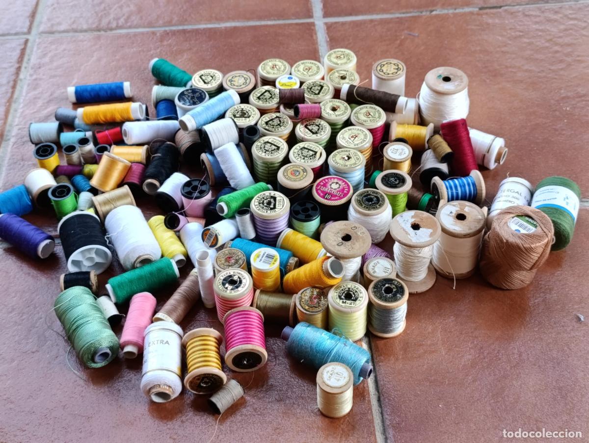 Antig&uuml;edades: LOTE HILO ALGODON,CALIDAD. - Foto 1