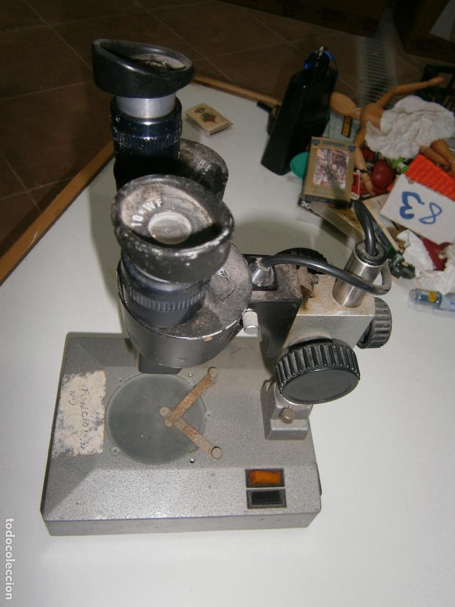 Antig&uuml;edades: --- ANTIGUO MICROSCOPIO --- - Foto 4