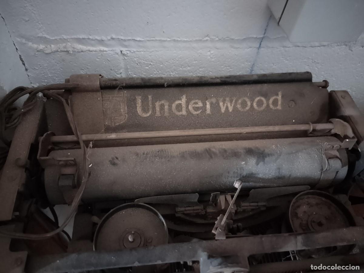 Antig&uuml;edades: M&aacute;quina de escribir, Underwood - Foto 2