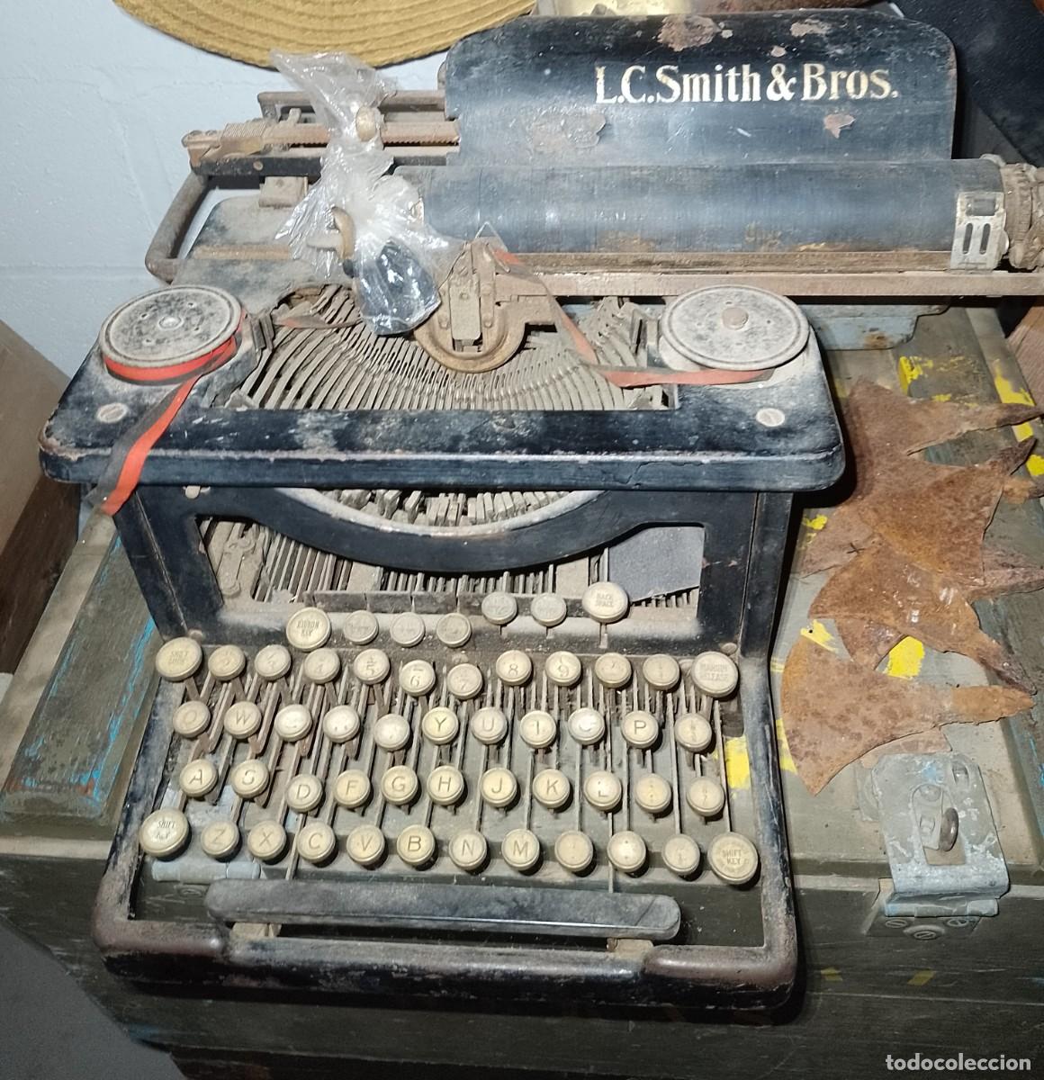 Antig&uuml;edades: M&aacute;quina de escribir, L.C. Smith & Bros. - Foto 4