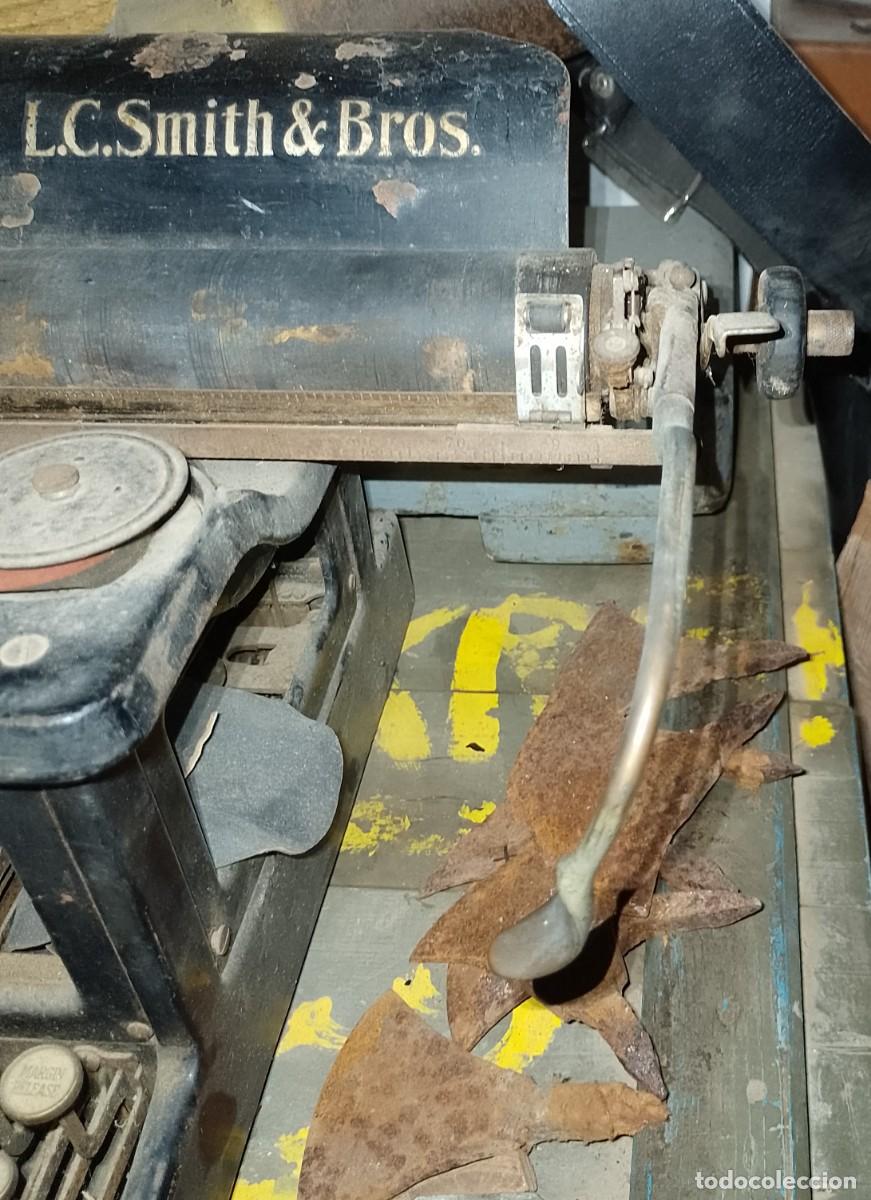 Antig&uuml;edades: M&aacute;quina de escribir, L.C. Smith & Bros. - Foto 8