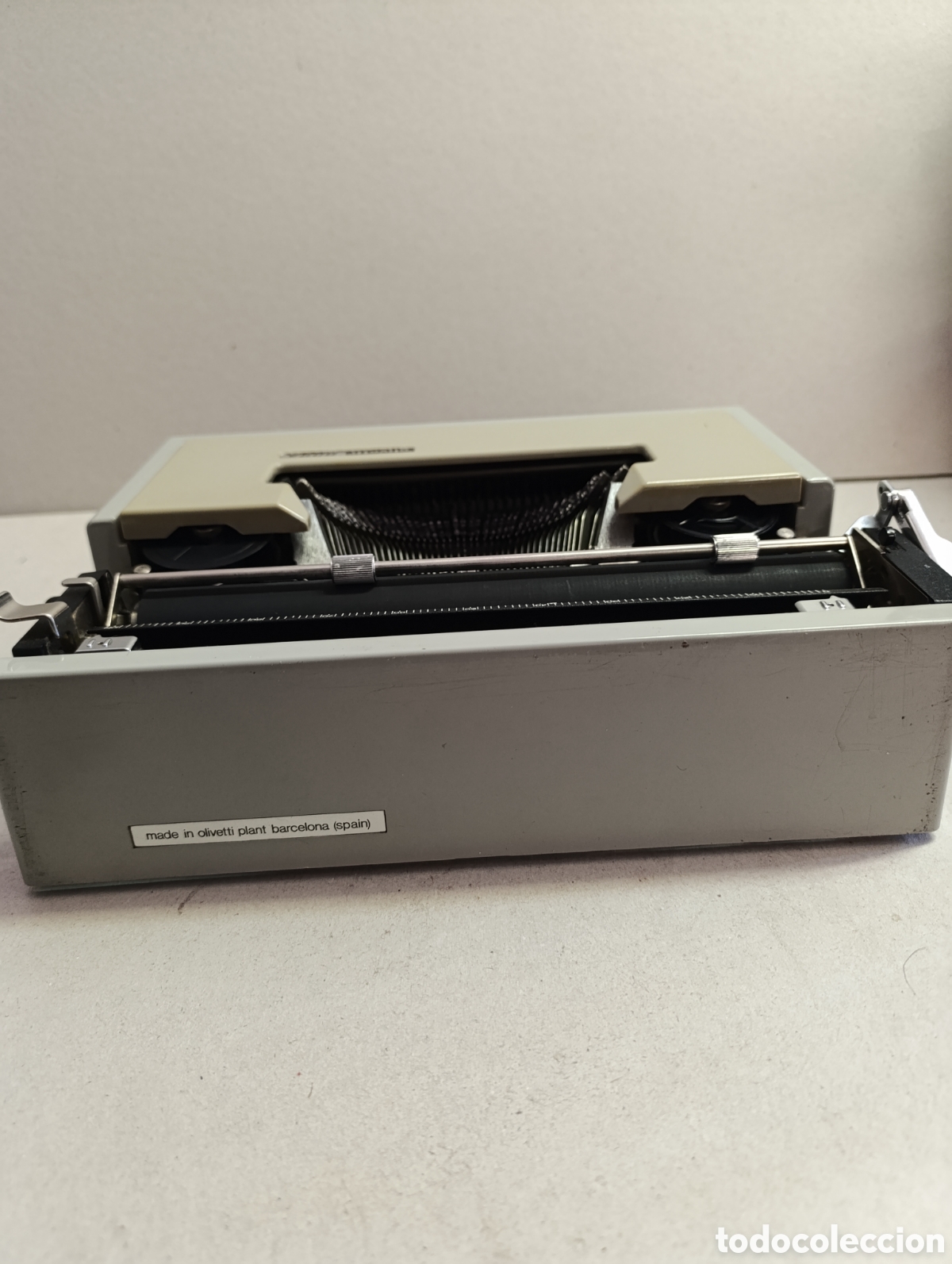 Antig&uuml;edades: MAQUINA DE ESCRIBIR OLIVETTI DORA. SPAIN. CON FUNDA. - Foto 13