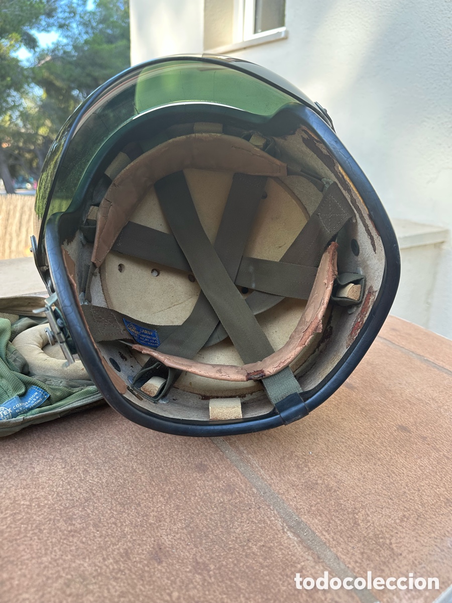 Antig&uuml;edades: Casco piloto helic&oacute;ptero americano - Foto 10