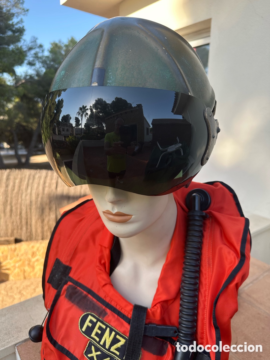 Antig&uuml;edades: Casco piloto helic&oacute;ptero americano - Foto 14