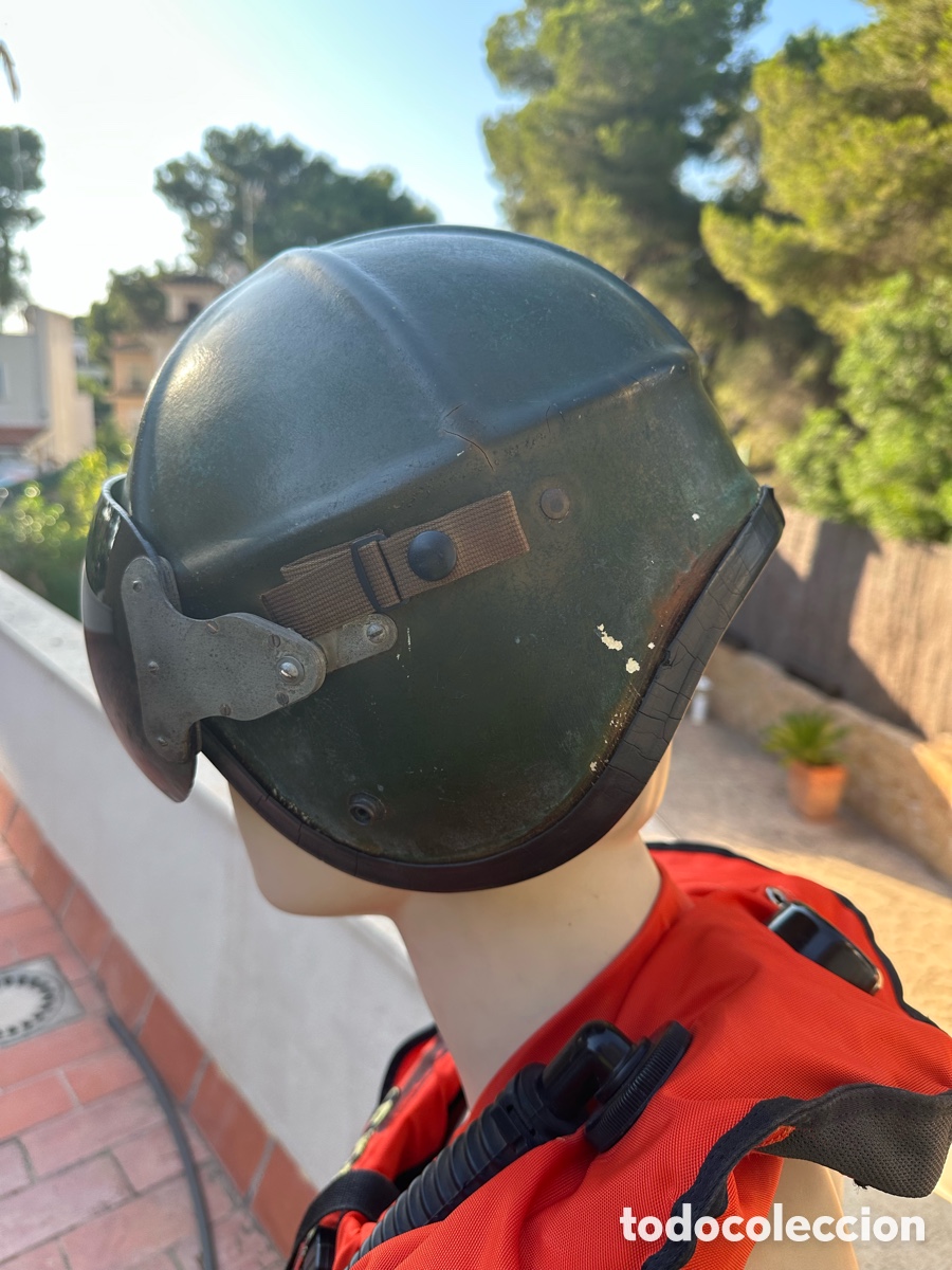 Antig&uuml;edades: Casco piloto helic&oacute;ptero americano - Foto 15
