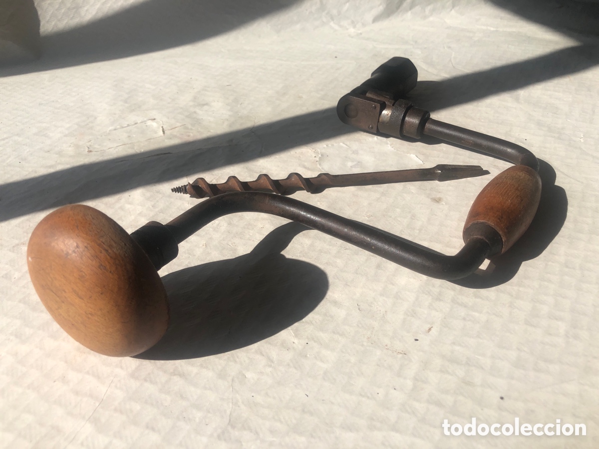 Antig&uuml;edades: Antiguo berbiqui / taladro manual reversible - Foto 8