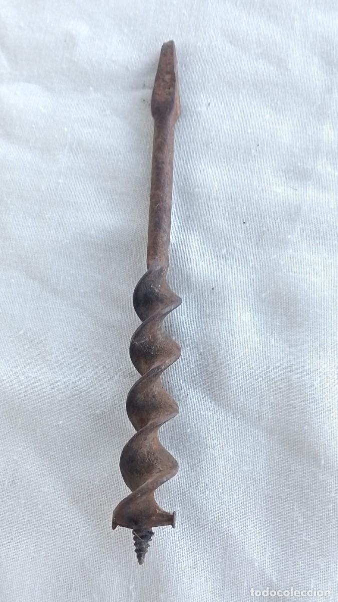 Antig&uuml;edades: BROCA DE TALADRO ANTIGUO - Foto 2