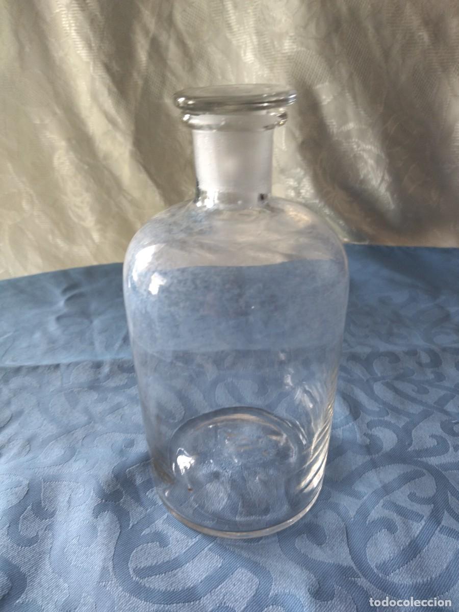 Antig&uuml;edades: Antigua botella de botica de 1 L - Foto 4