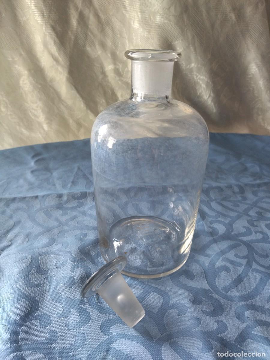 Antig&uuml;edades: Antigua botella de botica de 1 L - Foto 6