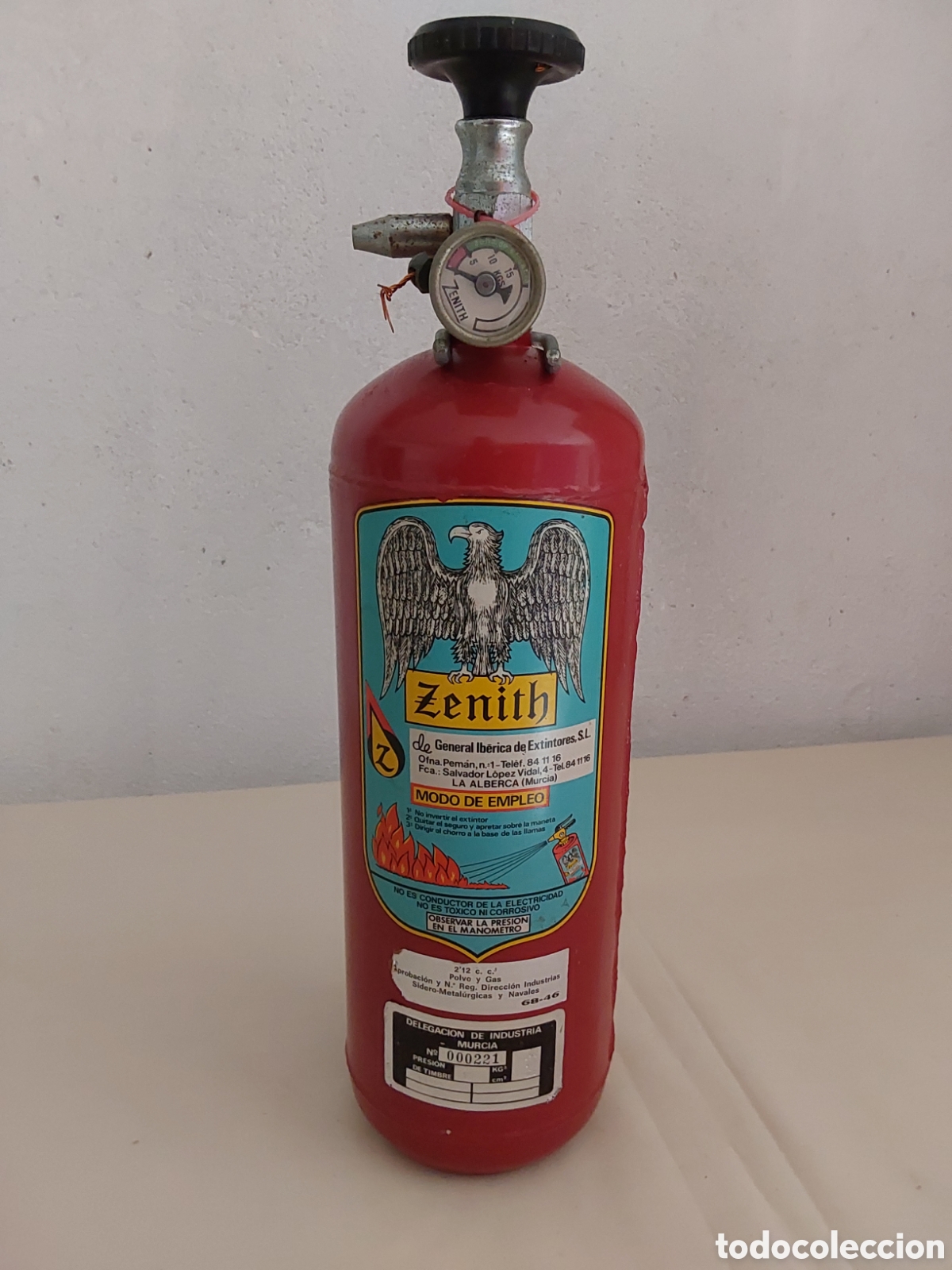 Antig&uuml;edades: Extintor Zenith 1974 - Foto 5