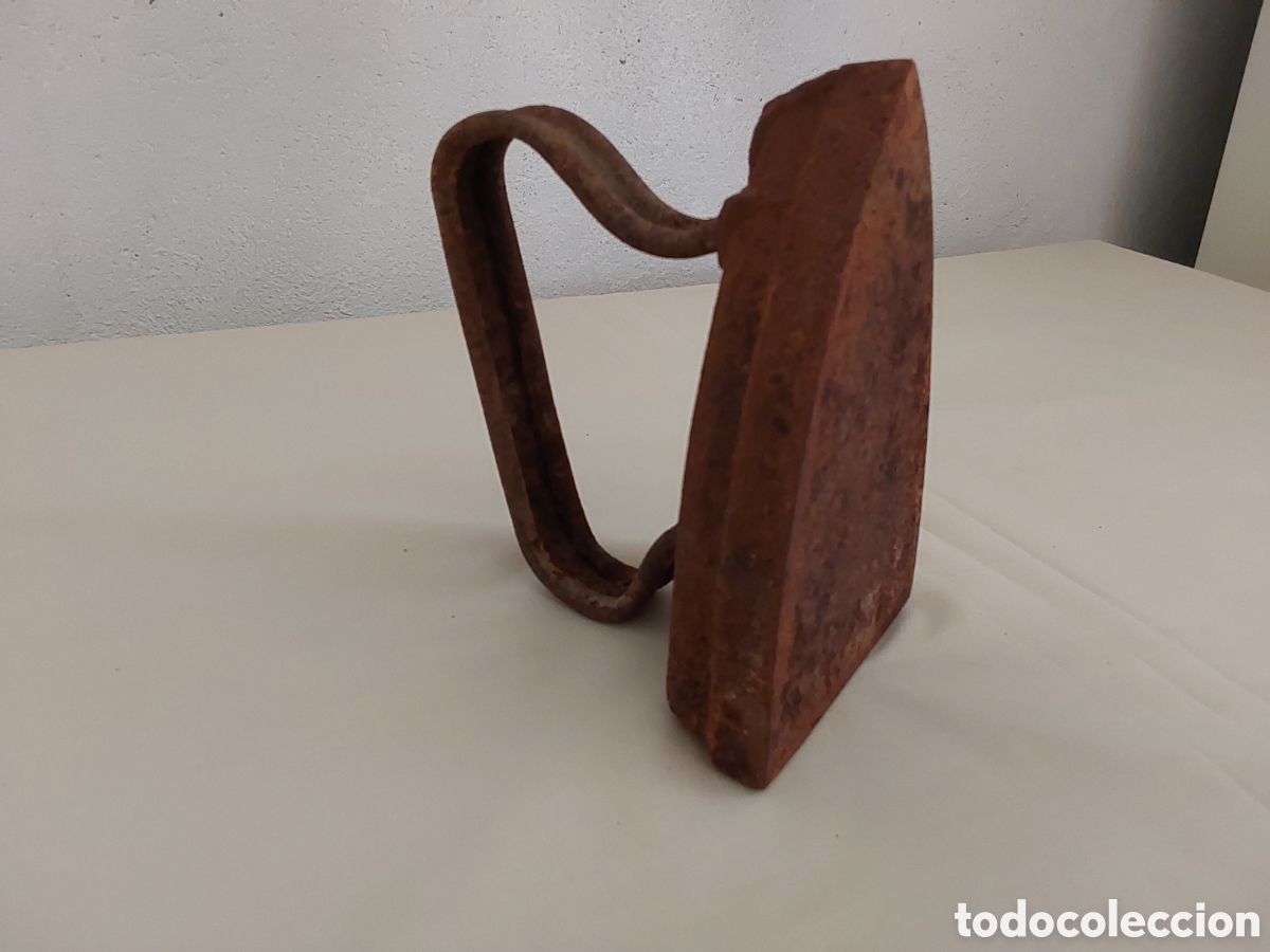 Antig&uuml;edades: Plancha de hierro fundido SXIX - Foto 8