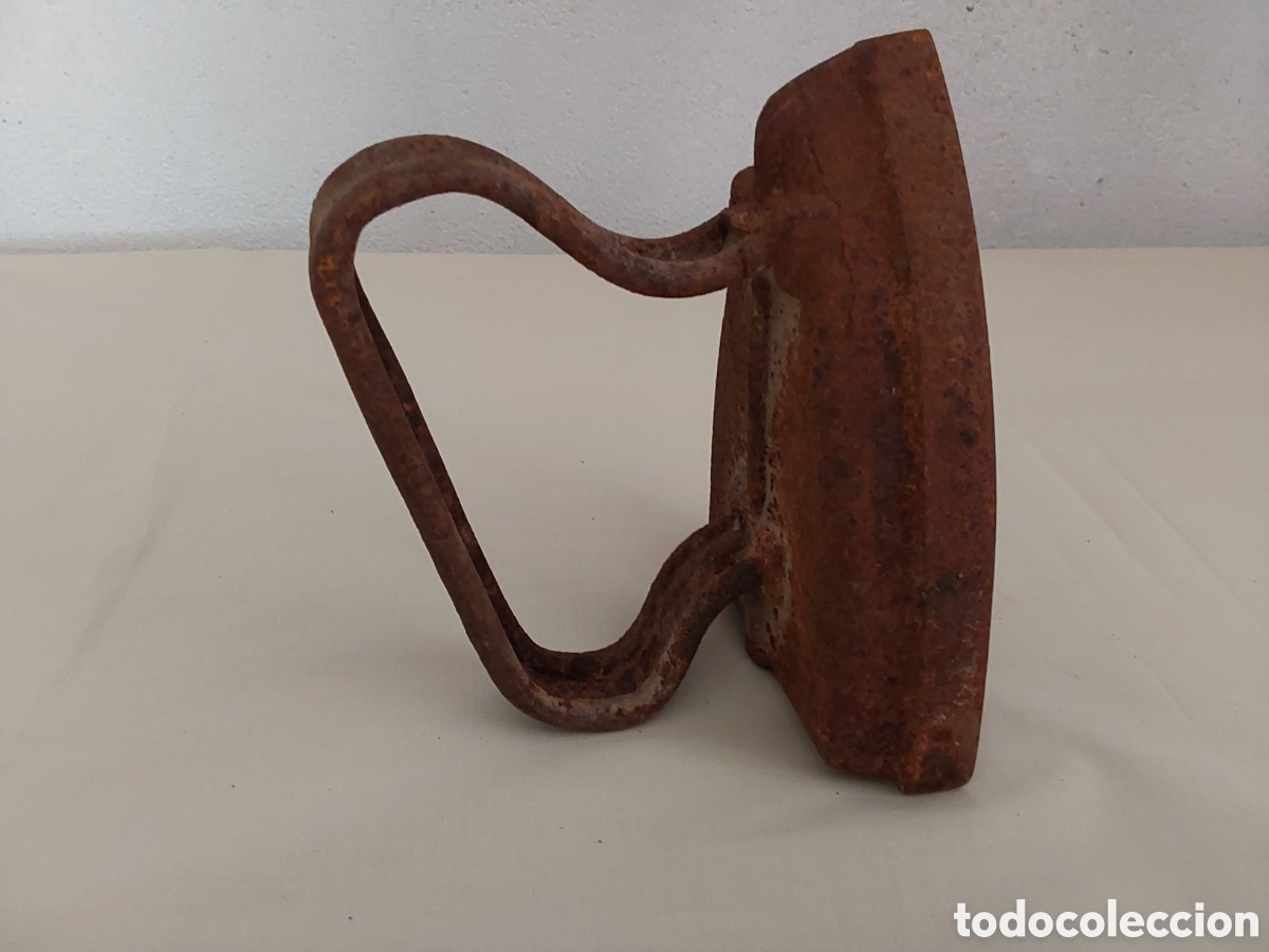Antig&uuml;edades: Plancha de hierro fundido SXIX - Foto 9