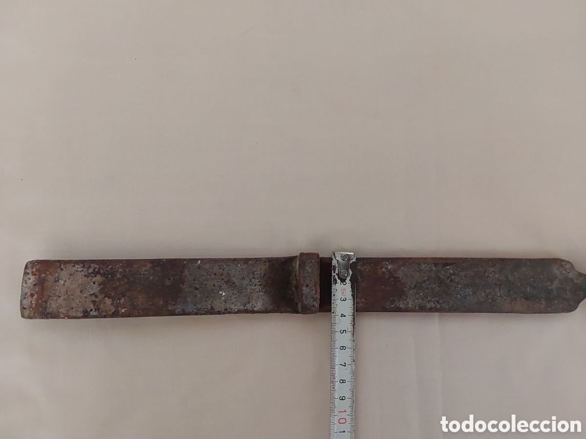 Antig&uuml;edades: Tranca de hierro fundido S.XIX - Foto 6