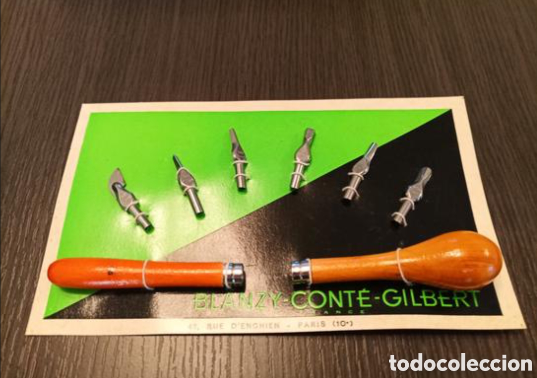 Antig&uuml;edades: Antiguas Gubias BLANZY-CONT&Eacute;-GILBERT - Foto 4