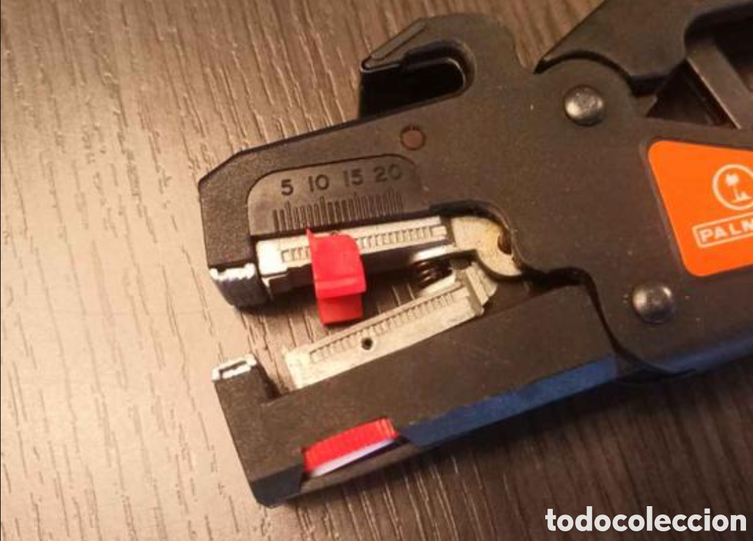 Antig&uuml;edades: Alicate Pela cables PALMERA Autoajustabl - Foto 2