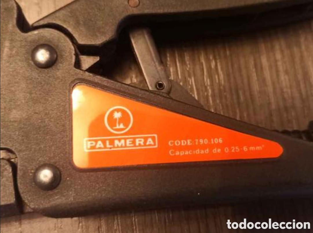 Antig&uuml;edades: Alicate Pela cables PALMERA Autoajustabl - Foto 4