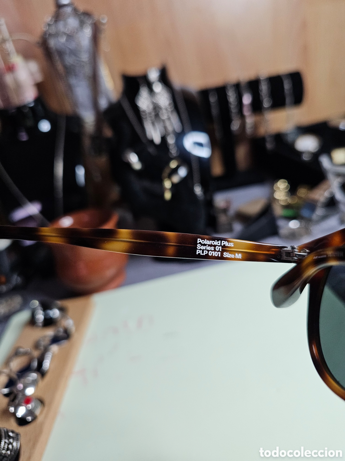 Antig&uuml;edades: Gafas Polaroid vintage marr&oacute;n - Foto 6