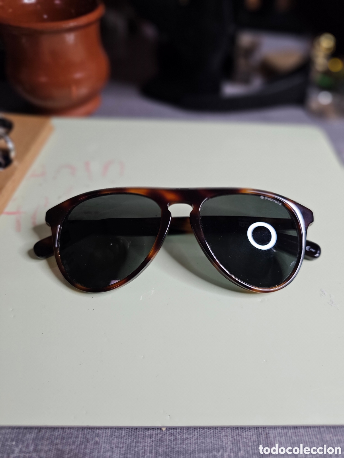 Antig&uuml;edades: Gafas Polaroid vintage marr&oacute;n - Foto 1
