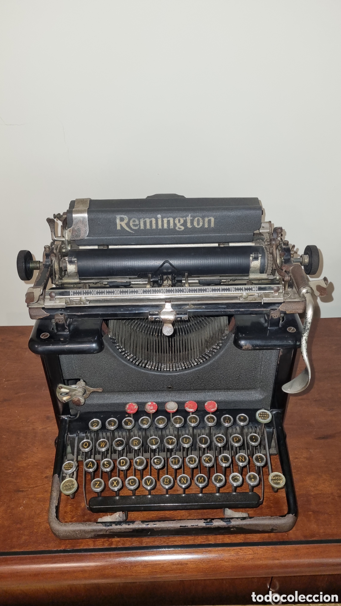 Antig&uuml;edades: M&aacute;quina de escribir Remington - Foto 1