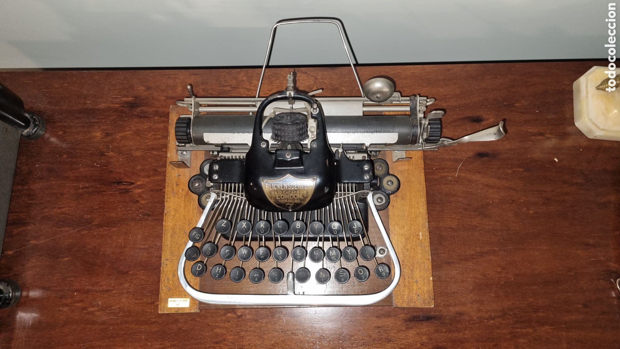 Antig&uuml;edades: M&aacute;quina de escribir Blickensdererfer - Foto 1