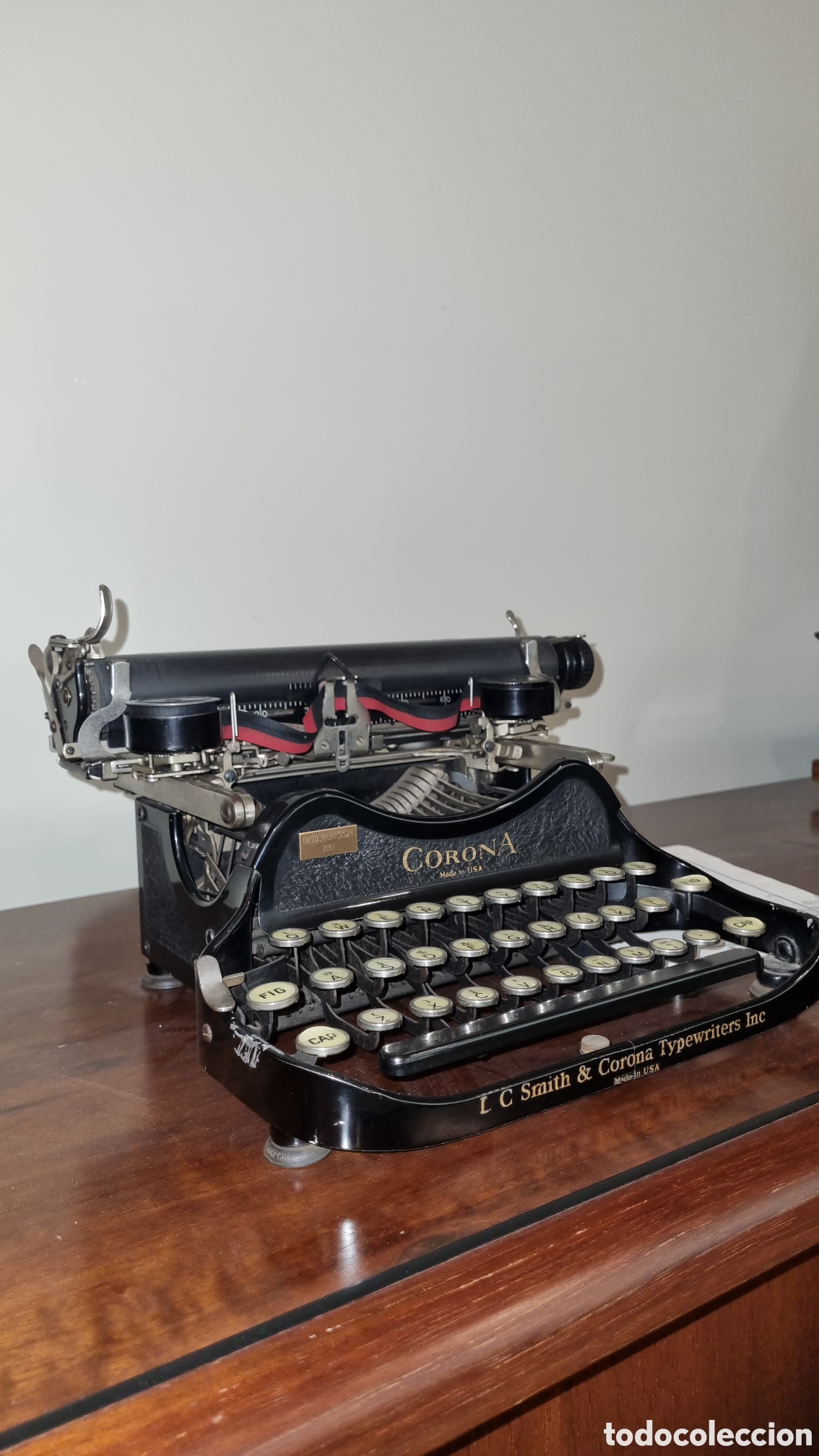Antig&uuml;edades: Maquina de escribir Corona - Foto 2