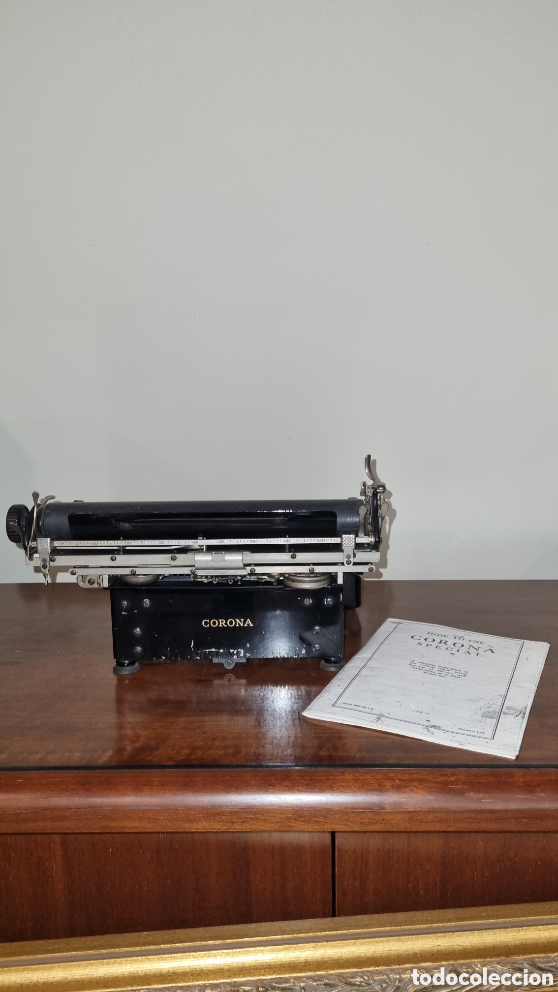 Antig&uuml;edades: Maquina de escribir Corona - Foto 3