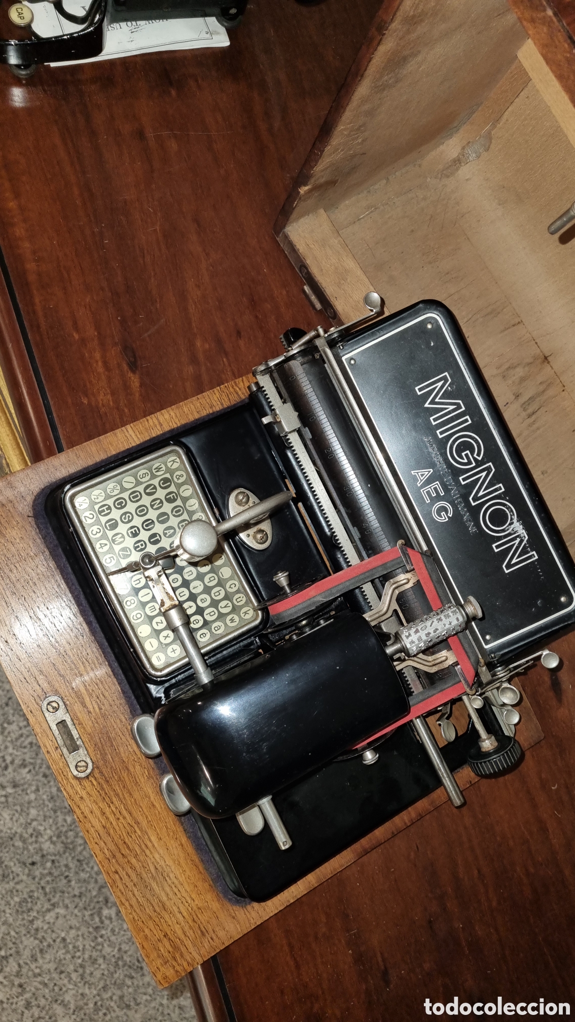 Antig&uuml;edades: Maquina de escribir Mignon - Foto 2
