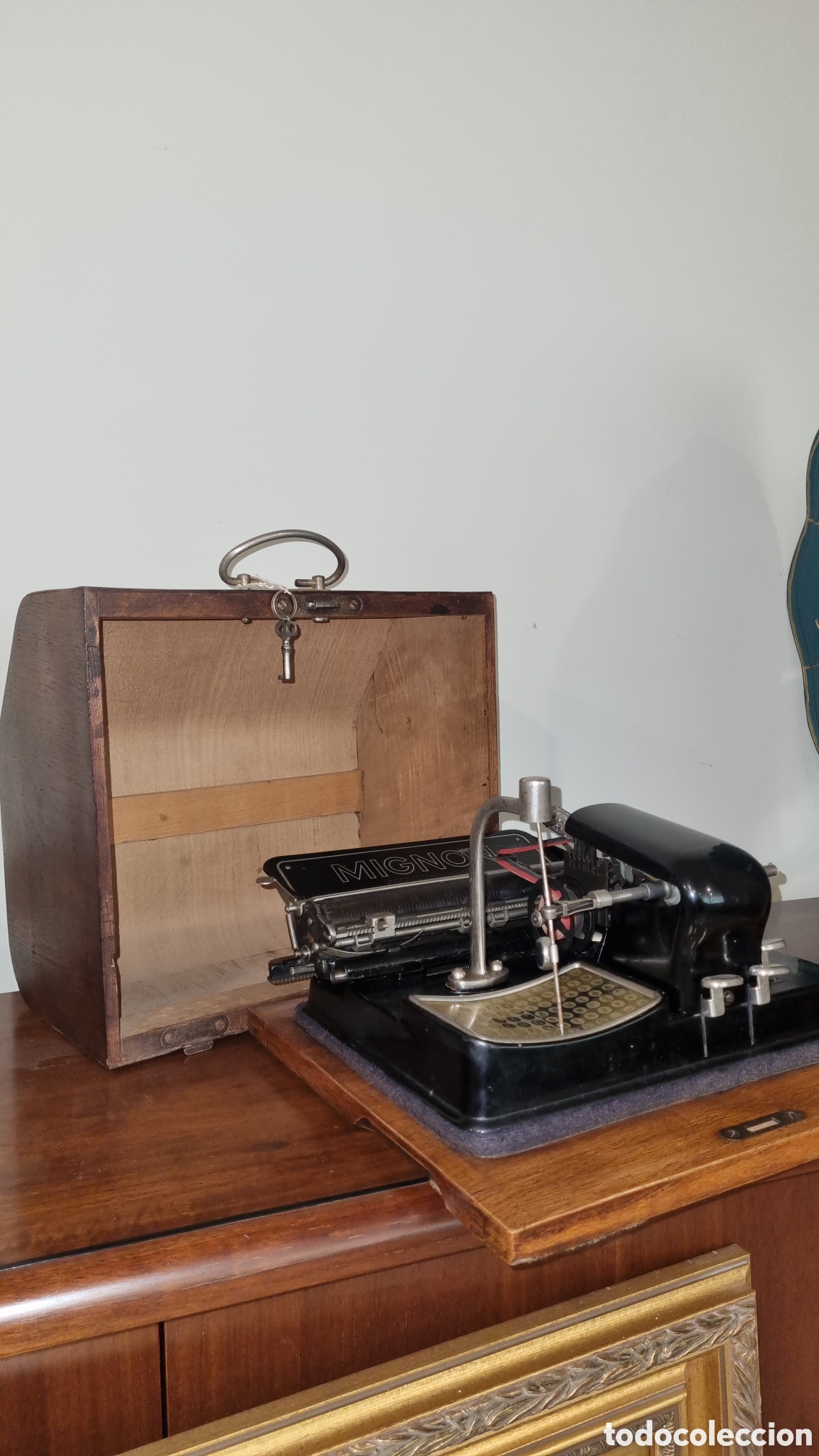 Antig&uuml;edades: Maquina de escribir Mignon - Foto 4
