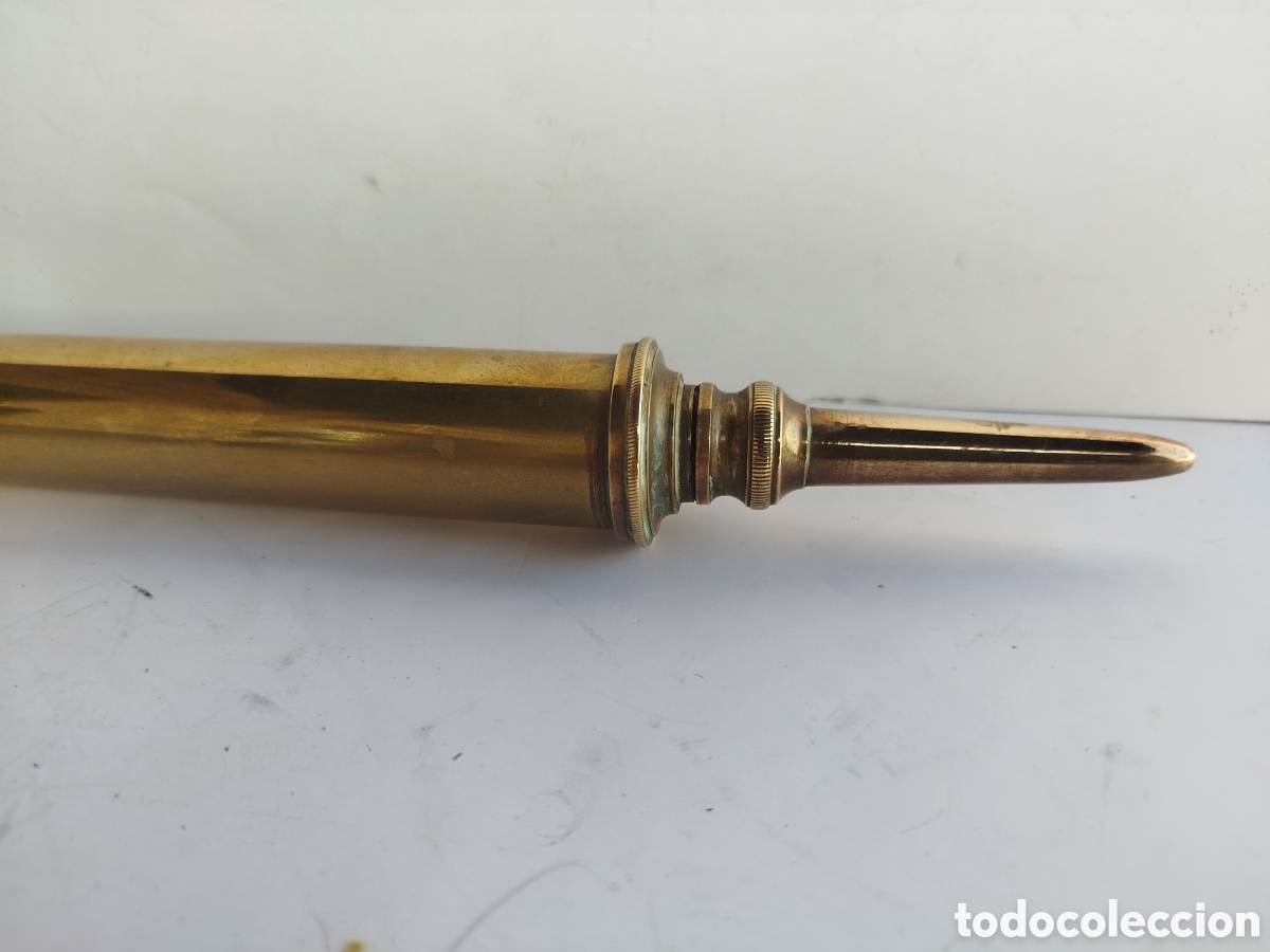 Antig&uuml;edades: Instrumento m&eacute;dico de lat&oacute;n - Foto 3