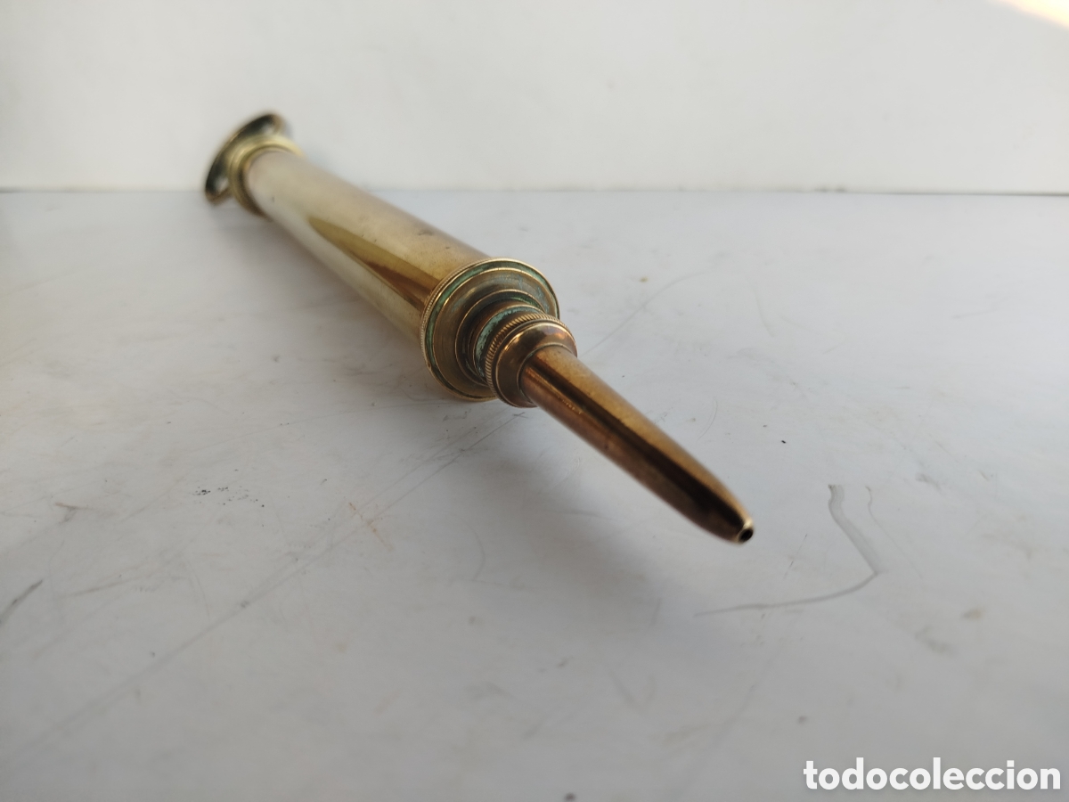 Antig&uuml;edades: Instrumento m&eacute;dico de lat&oacute;n - Foto 6