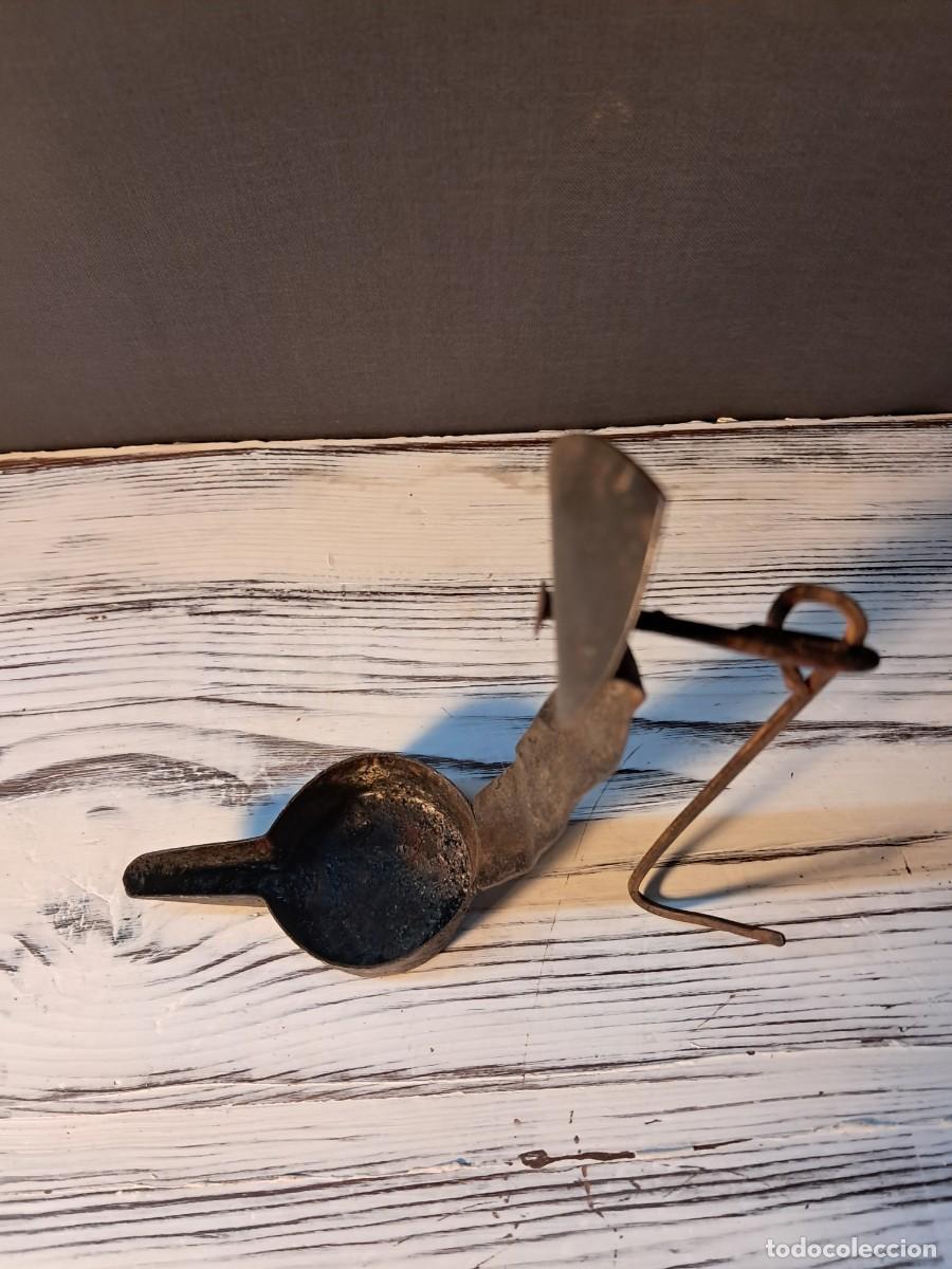 Antig&uuml;edades: CANDIL DE ACEITE ANTIGUO - Foto 3