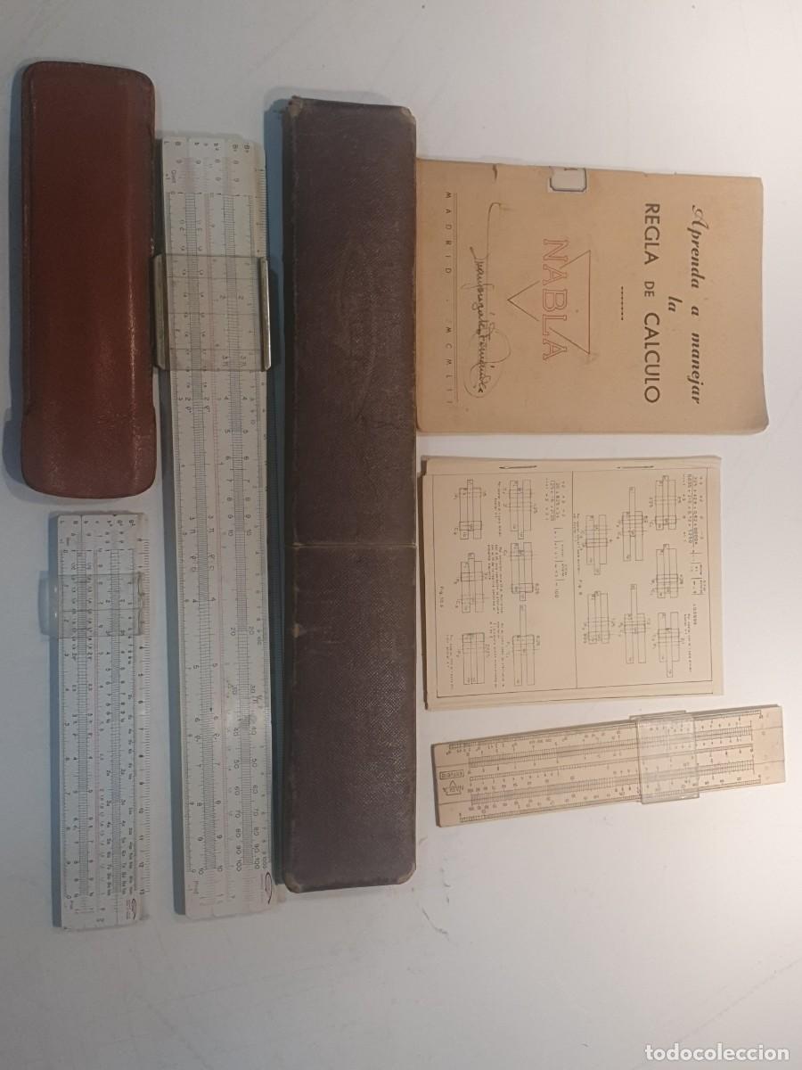 Antig&uuml;edades: Regla de calculo Raphoplex Aprenda a manejar Nabla - Foto 1