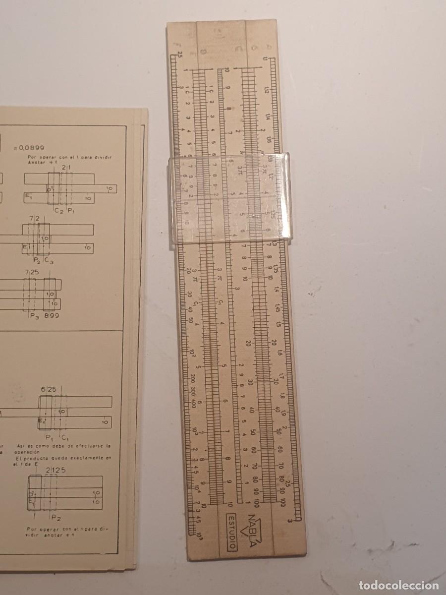 Antig&uuml;edades: Regla de calculo Raphoplex Aprenda a manejar Nabla - Foto 4