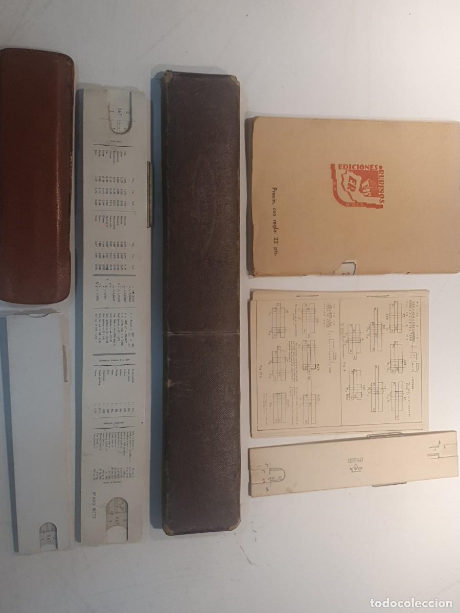Antig&uuml;edades: Regla de calculo Raphoplex Aprenda a manejar Nabla - Foto 8