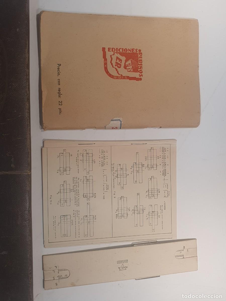 Antig&uuml;edades: Regla de calculo Raphoplex Aprenda a manejar Nabla - Foto 9