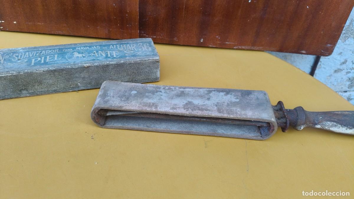 Antig&uuml;edades: Affilador de barbero antiguo - Foto 1
