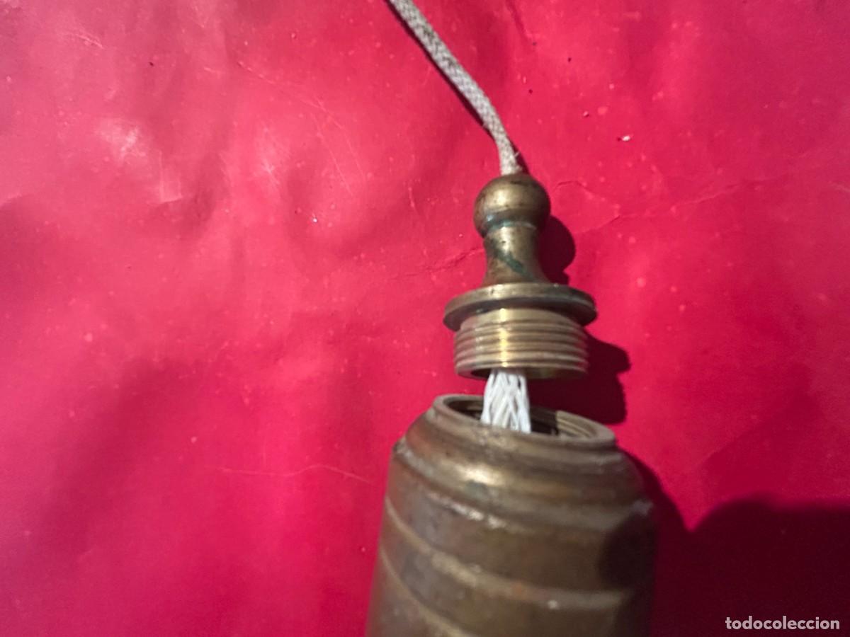Antig&uuml;edades: Plomada pendulo de bronce, herramienta alba&ntilde;il - Foto 5